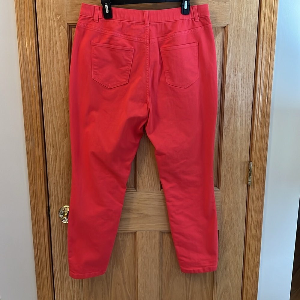 Christopher & Banks - Signature Slimming Orange Jeans - Pants - Size 12 - Picture 13 of 14